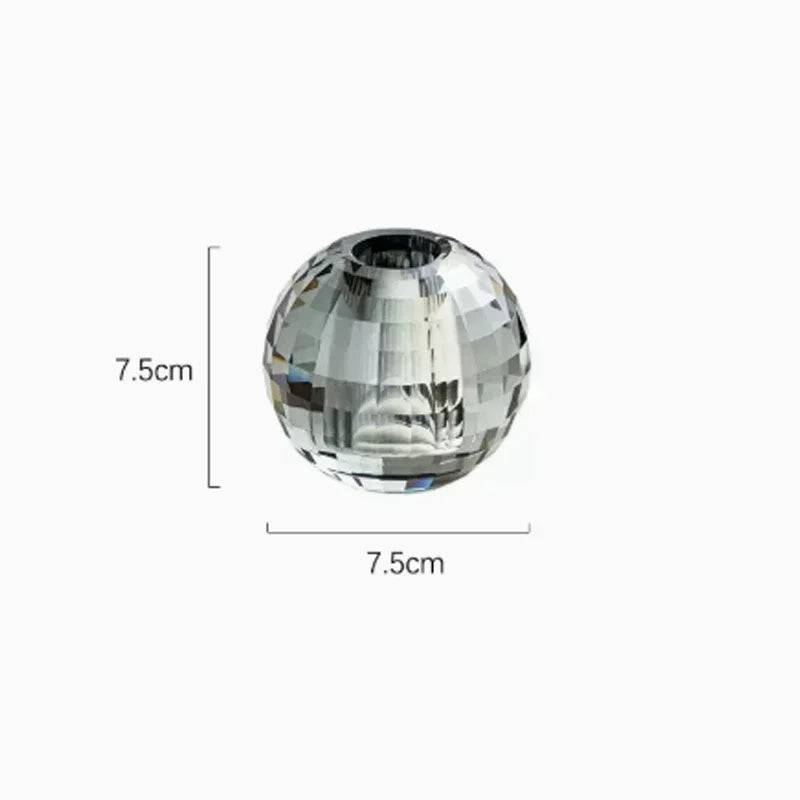 Light Luxury Crystal Glass Bathroom High End Shampoo