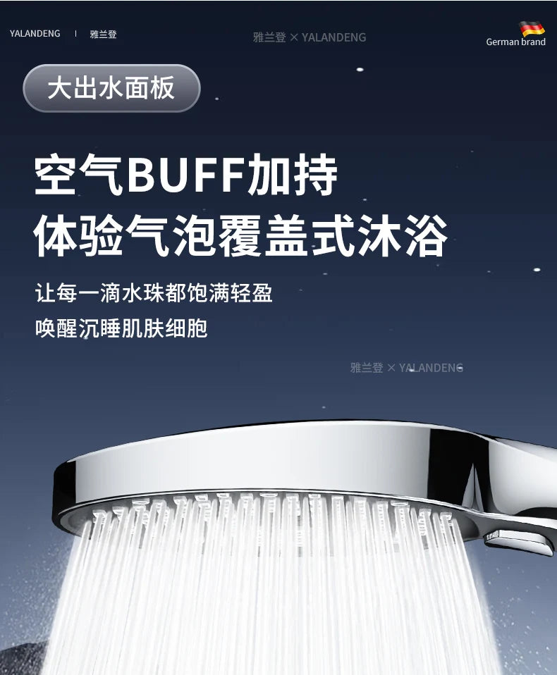 15cm Big Panel High Pressure Shower Head Filter