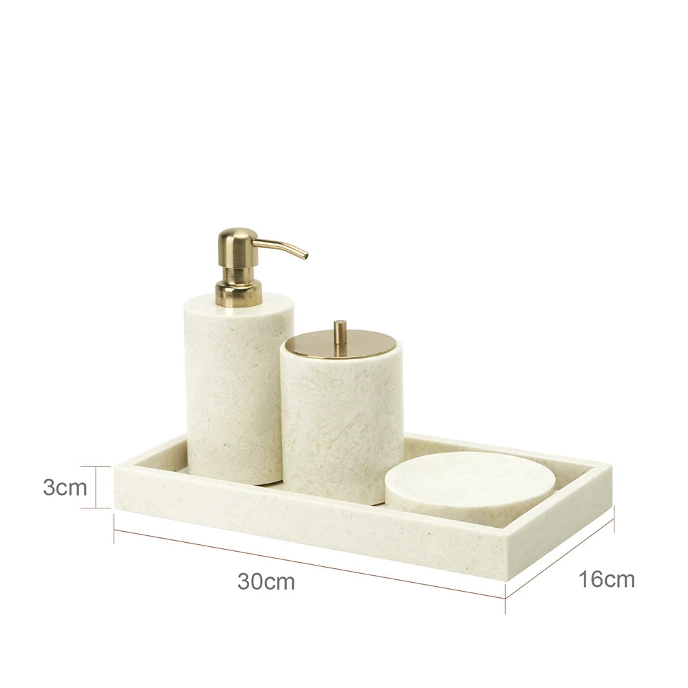 Crema Nuova Natural Marble Bathroom Elegent Soap Dish