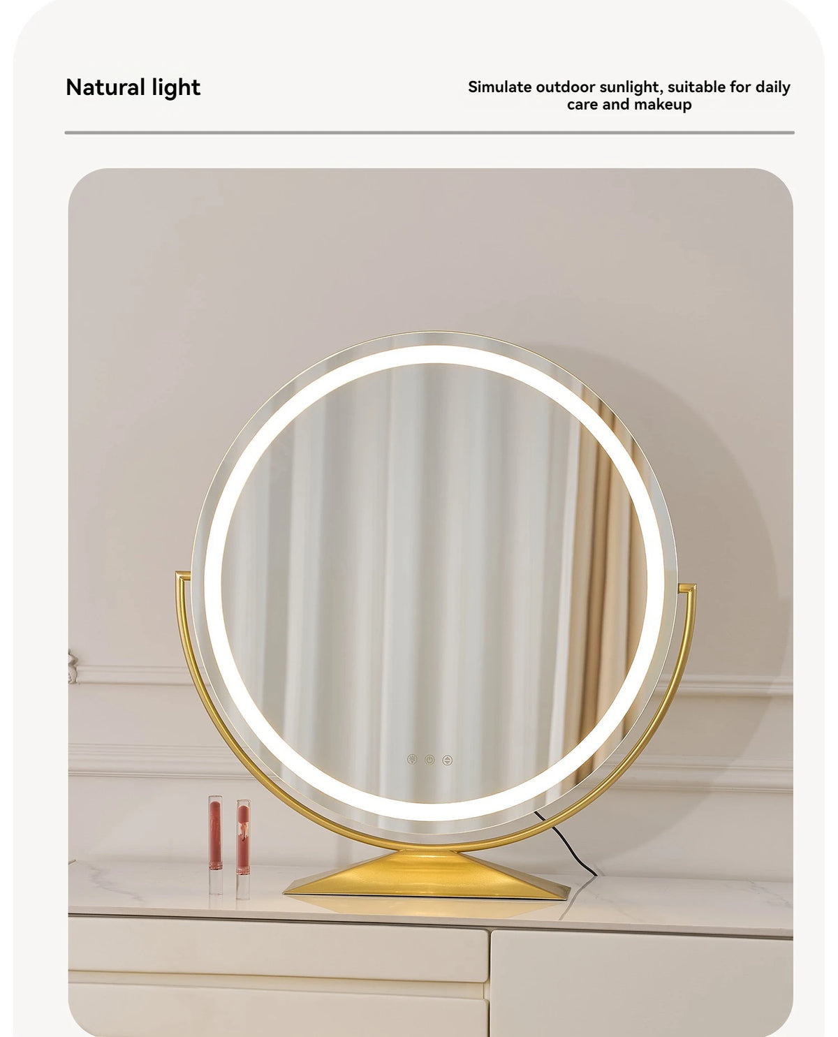 Beauty Mirror Smart Circle Internet Celebrity Bedroom Mirror