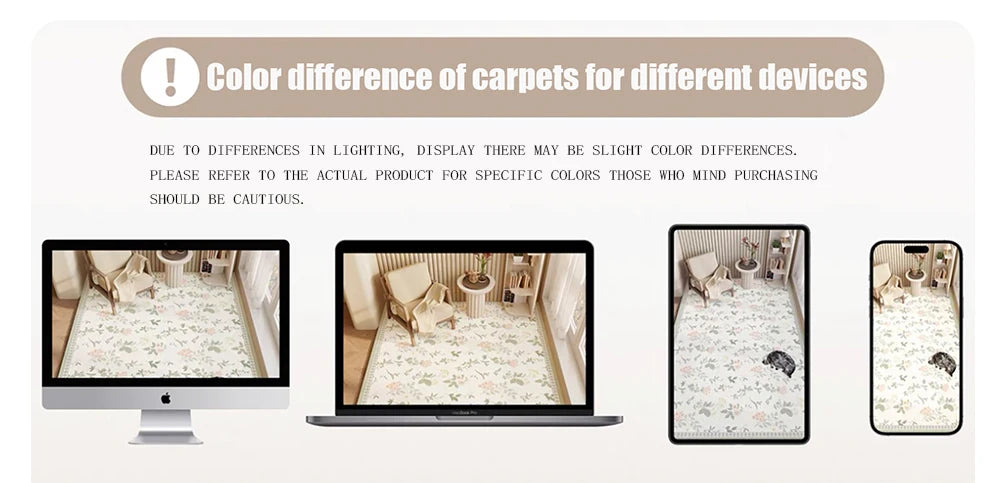 Carpet American Long Rug Modern Balcony Dirt-Resistant Non-Slip