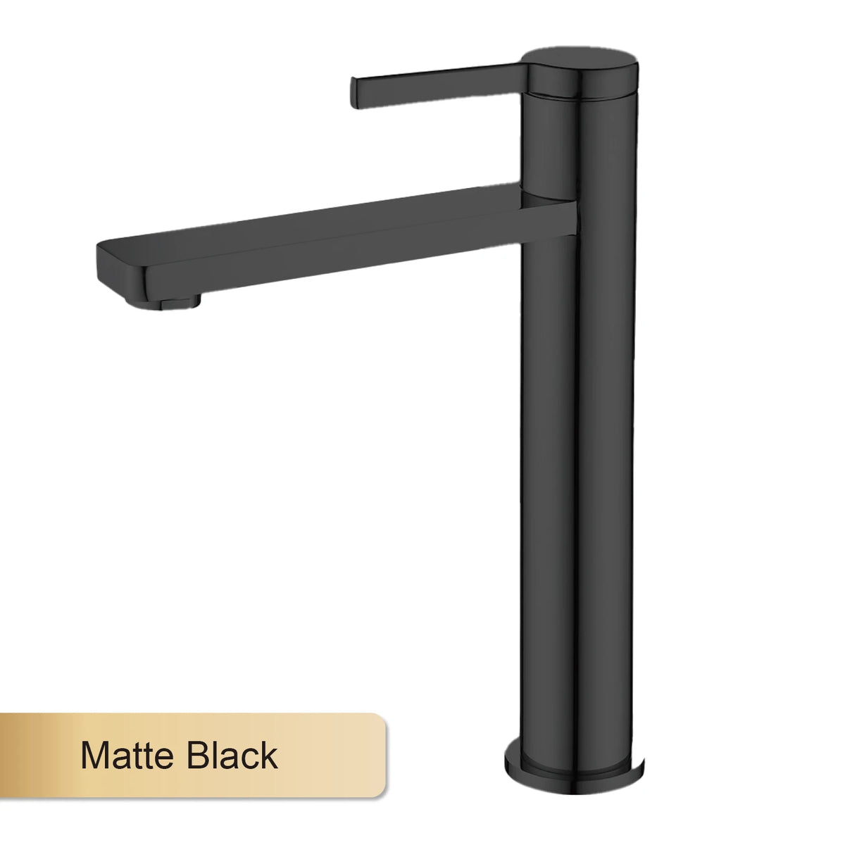 Aitana Modern Brass Black Bathroom Faucet Simple Design