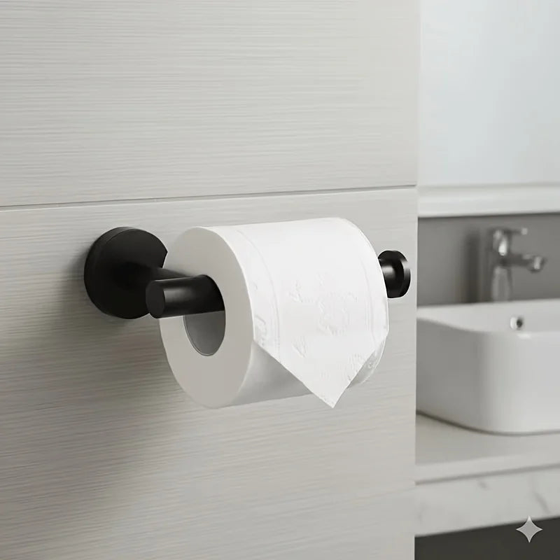 Stainless Steel Toilet Paper Holder Wall-Mounted Bathroom Roll