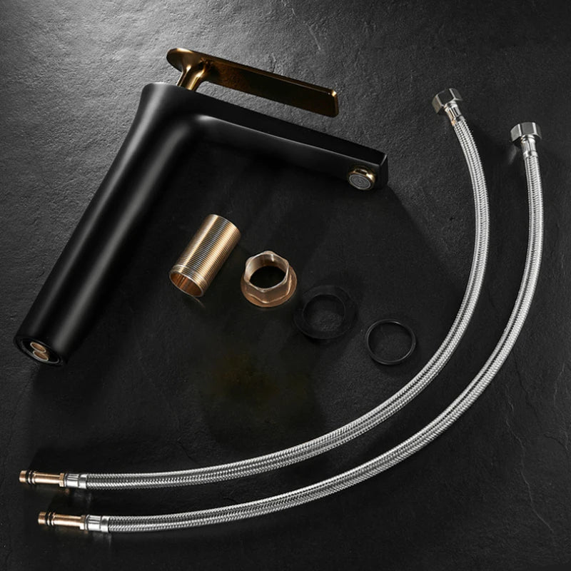 All Copper Black Gold Basin Faucet Sink Faucet