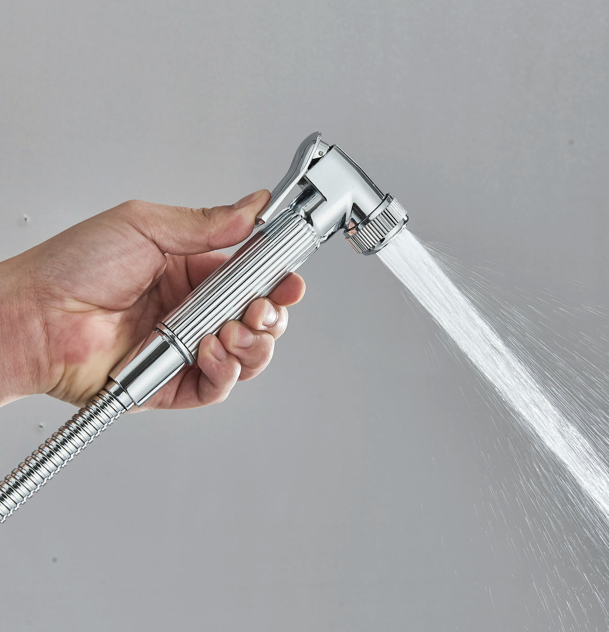 Chrome/Black Thermostat Shower Faucet Ways Bathroom Faucet