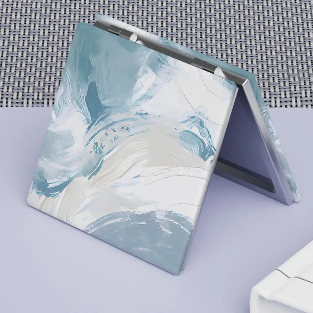 Abstract Painting Double-Sided Makeup Mirror 2x Magnifying