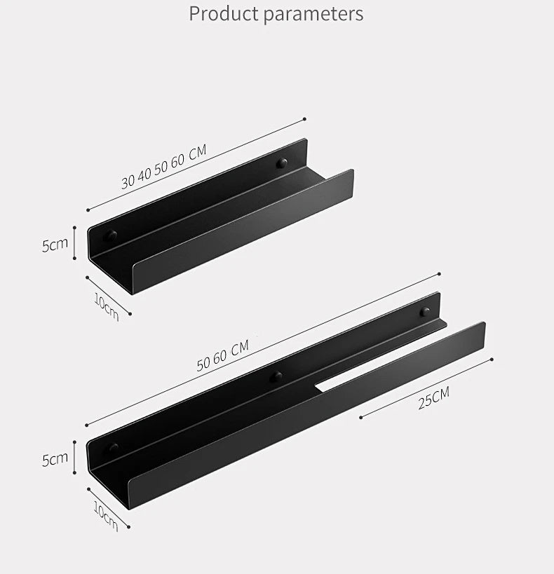 Luxury Minimalist Black Bathroom Rack Towel Rack -