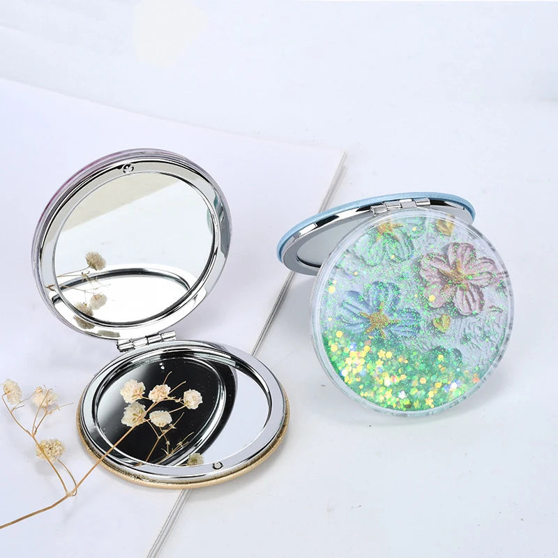 Mini Pocket Makeup Mirror Creative Cosmetic Compact Mirrors