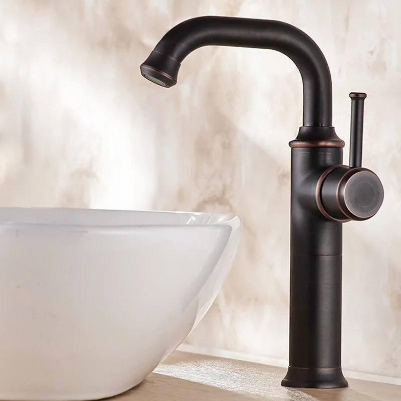 French Vintage Faucet Basin Sink Silver Cold Water