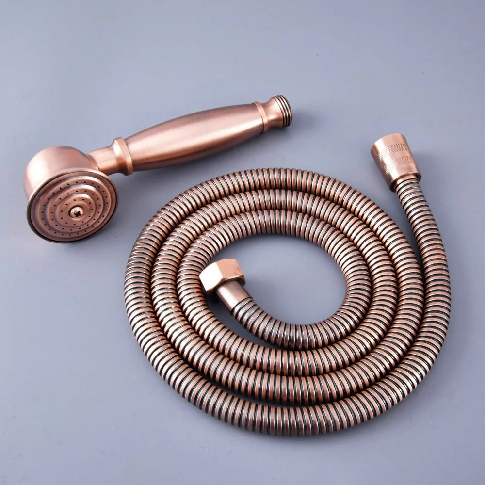 Red Copper Antique Telephone Hand Held Shower Head