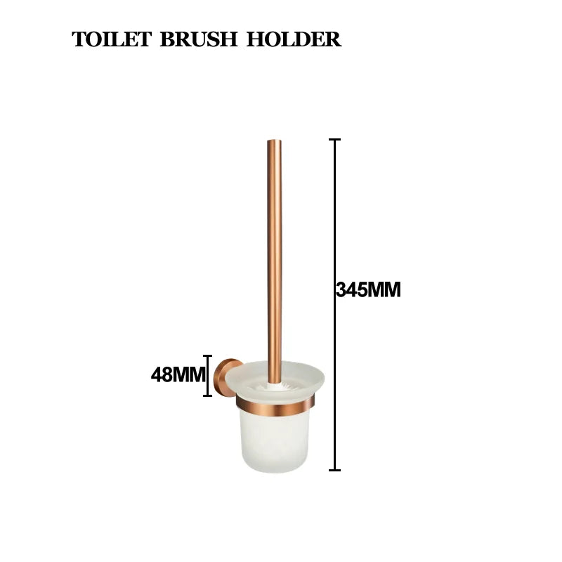 High Quality Brushed Rose Gold Bathroom Pendant Towel