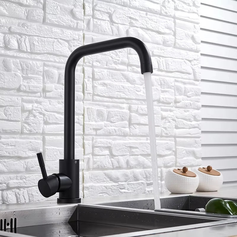 Stainless Steel Faucet 360 Rotatable Stainless Steel Sink