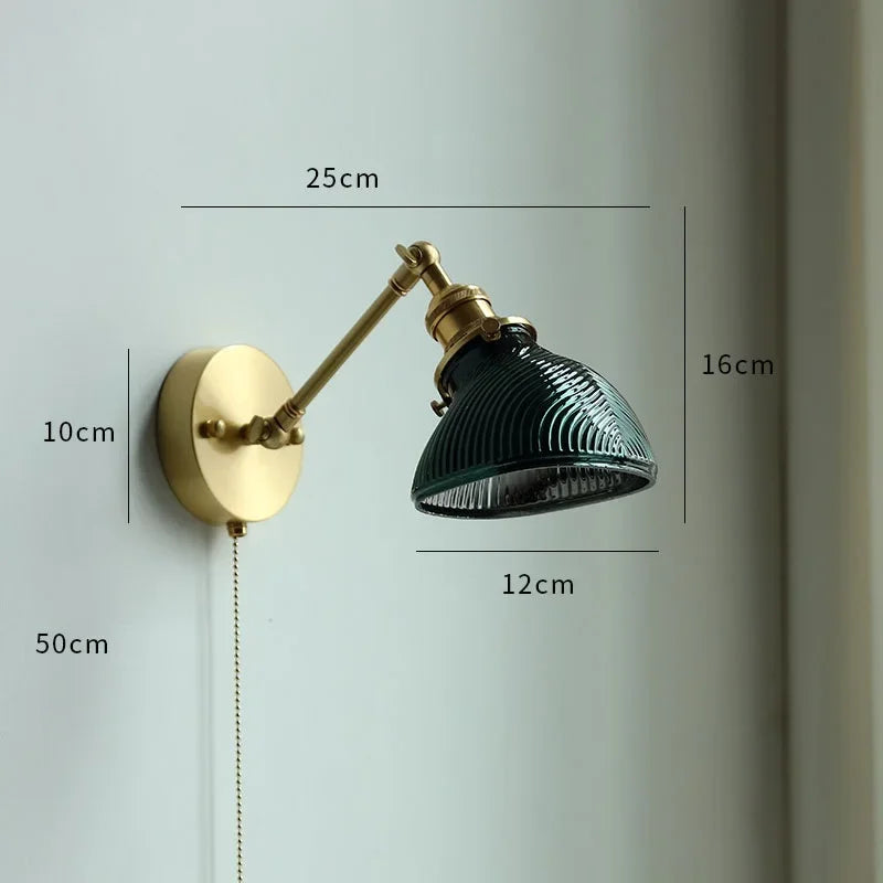 Ceramic Modern Wall Lamp Beside Pull China Switch