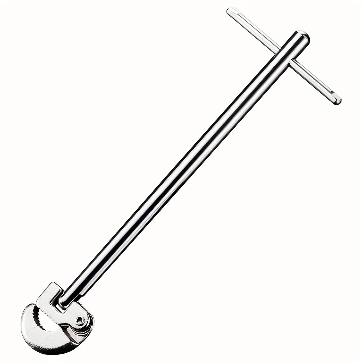 Adjustable Basin Wrench Tight Spaces Carbon Steel Ratcheting