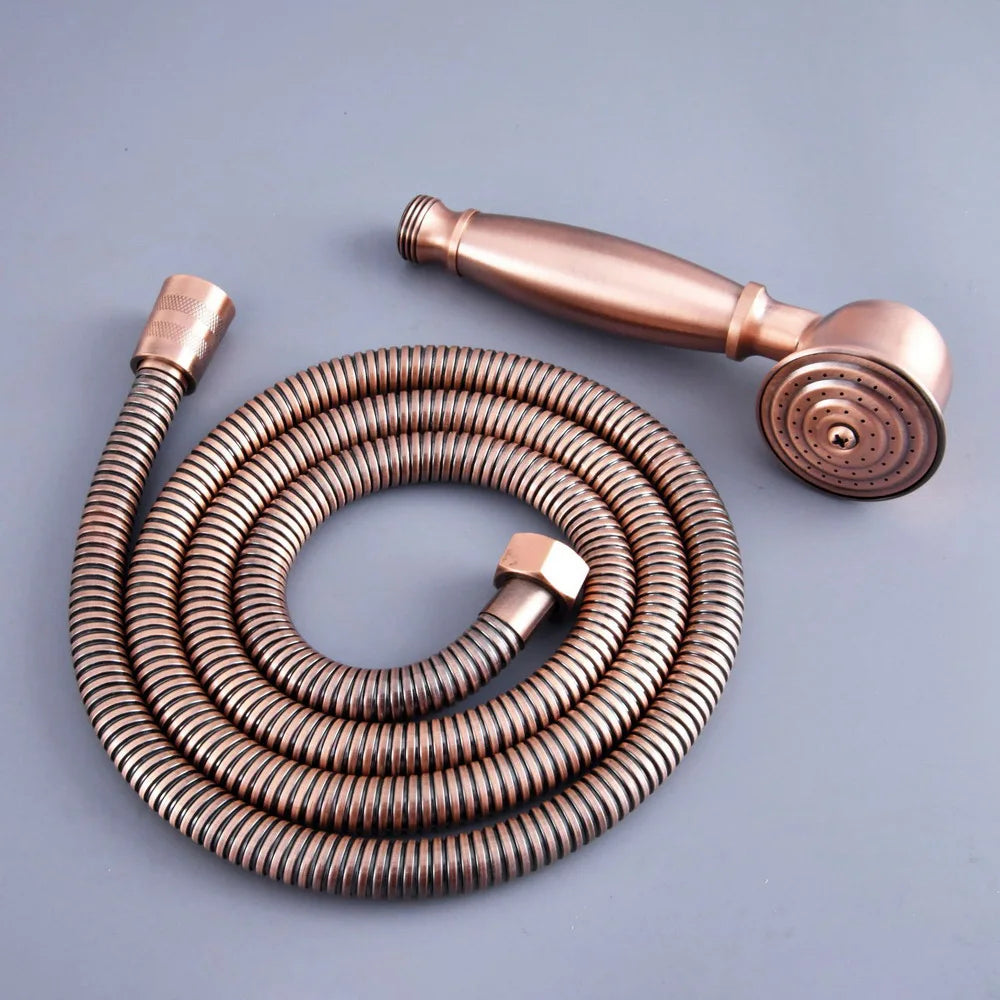 Red Copper Antique Telephone Hand Held Shower Head