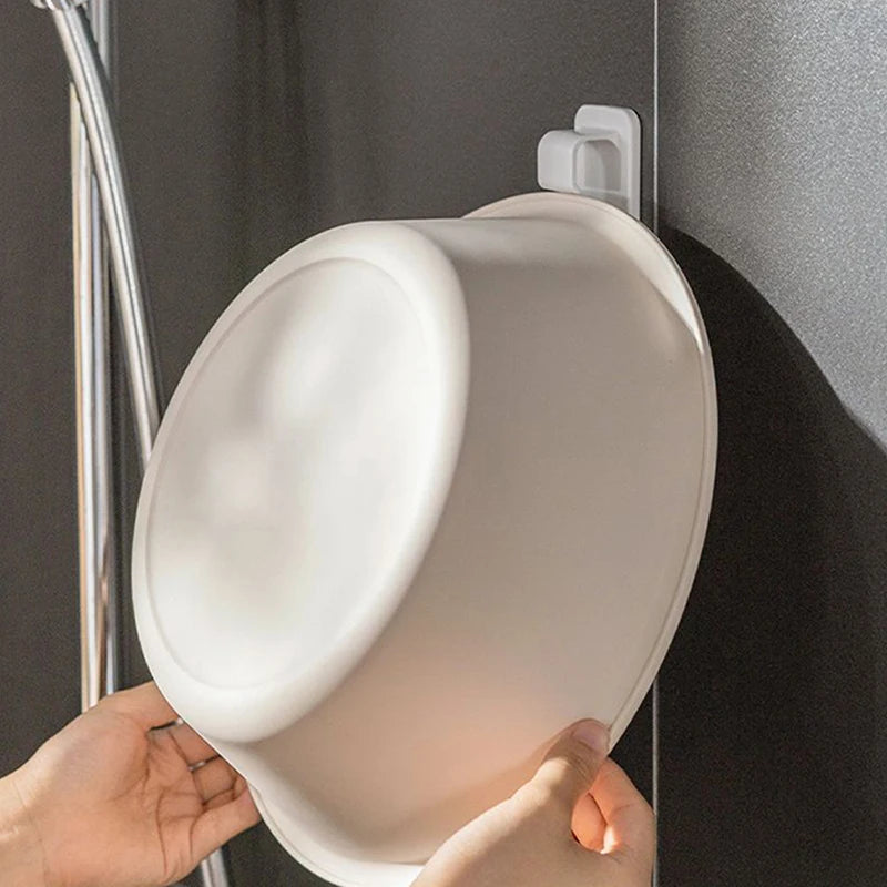 2pcs Wall-Hung Washbasin Hook Bathroom Rack Basin Storage