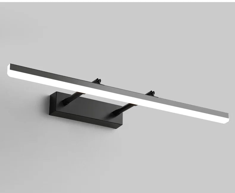 Retractable Bathroom Mirror Front Wall Light Dressing Table