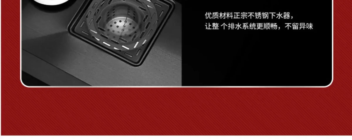 55cmx32cm 304 Nano Stainless Steel Hidden Sink Folding