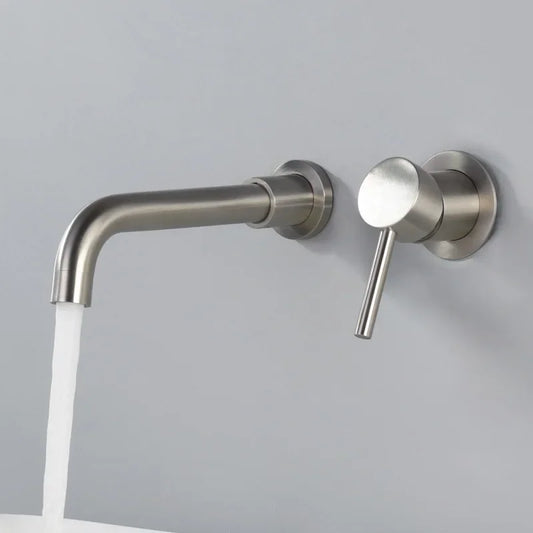 304 Stainless Steel Brushed Nickel Tap Wall Mount