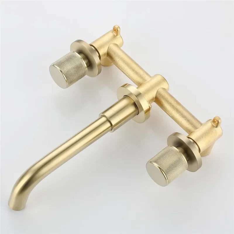 Bathroom Faucet Brushed Gold Bathroom Basin Faucet Cold