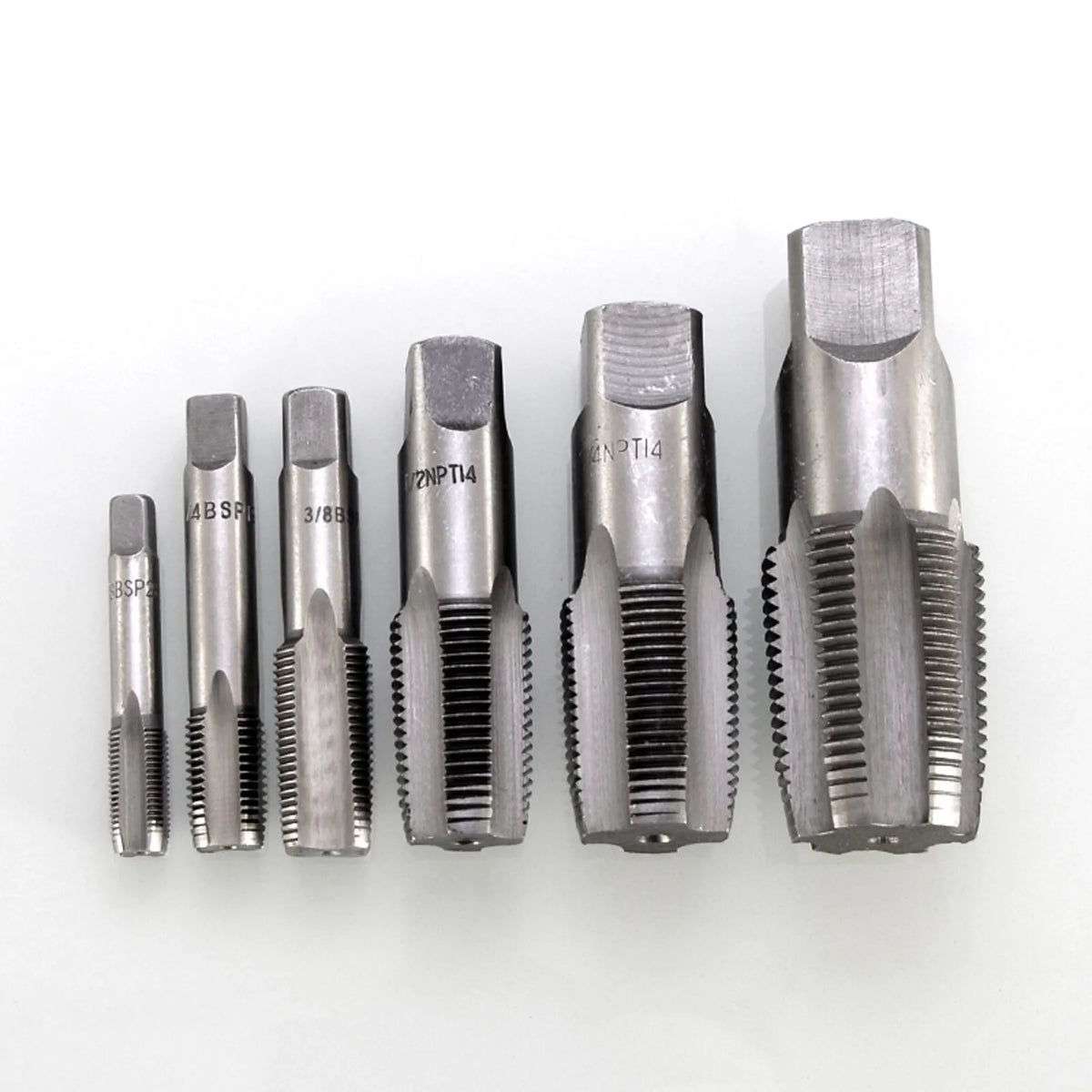 1/2/5pcs G1/8 1/4 3/8 1/2 3/4 Hss Taper