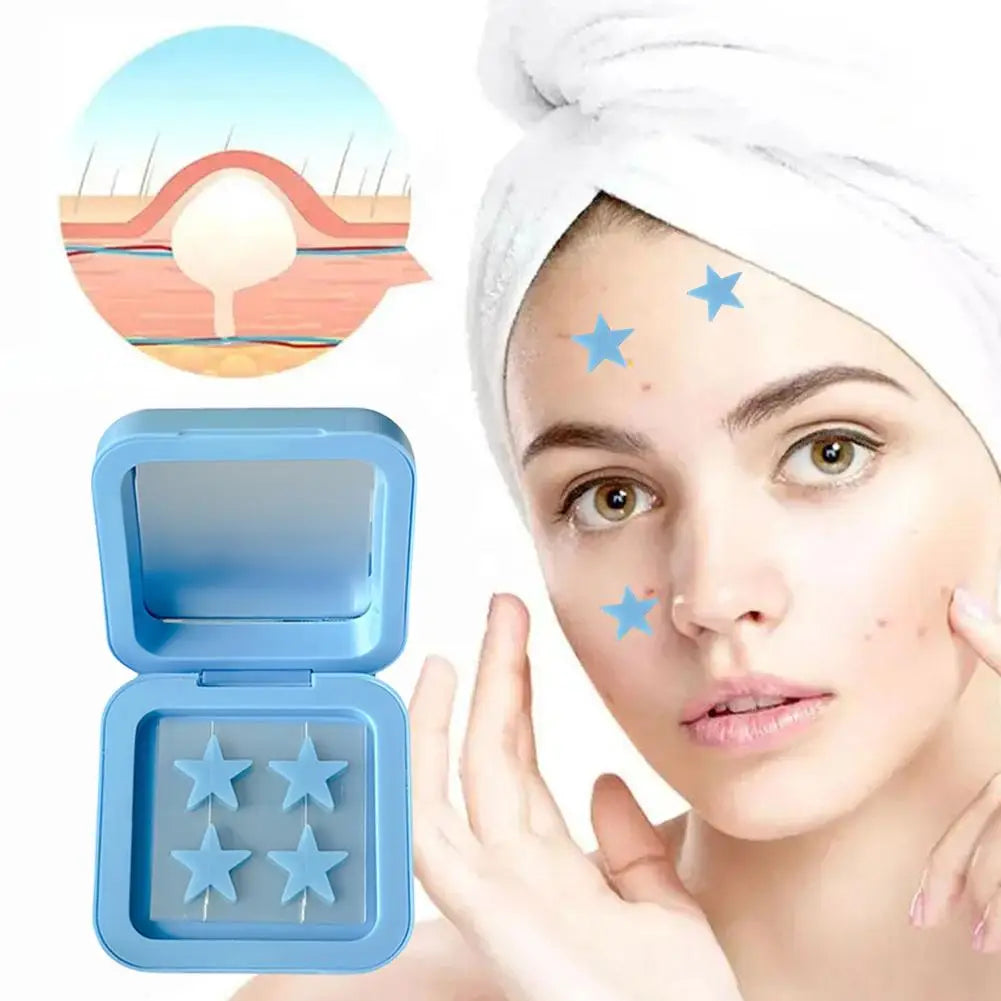 Cute Colored Star Decoration Stickers - Water-Based Gel