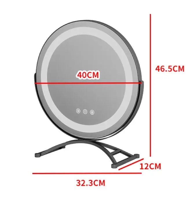 Lighted Vanity Makeup Mirror Lights Three Color Lightings