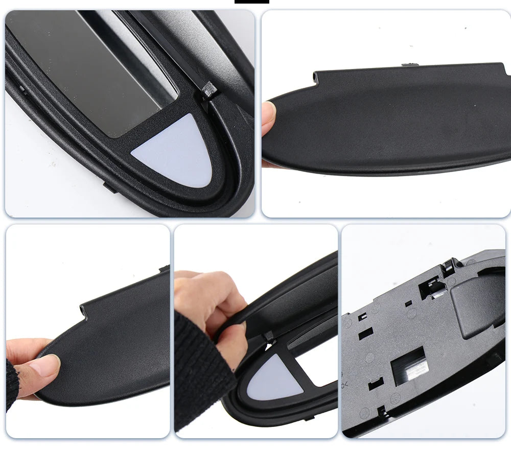 99773103115a12 Black Interior Sun Visor Makeup Mirror Replacement