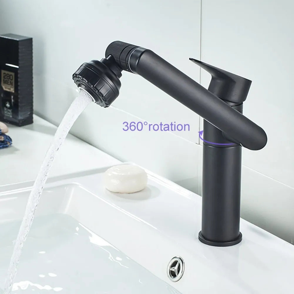 1080 Swivel Bathroom Sink Faucet Water Mixer Deck