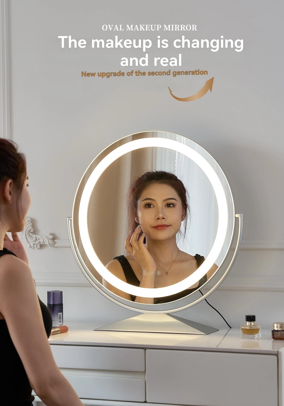 Beauty Mirror Smart Circle Internet Celebrity Bedroom Mirror