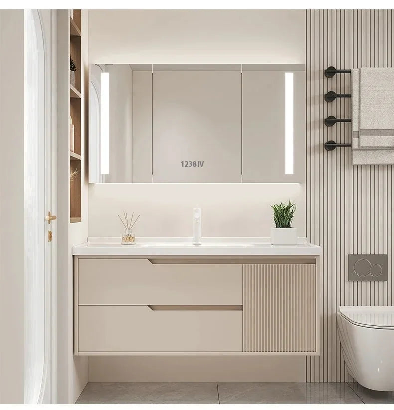Modern Basin Bathroom Cabinet Combination Sink Minimalist