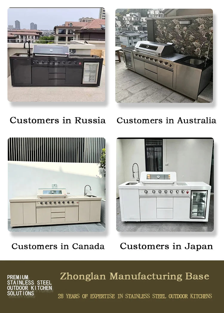 Full Outdoor Grill Sink & Modern Outdoor Kitchens