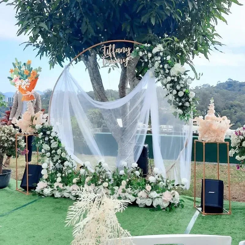 Metal Circle Stand Wedding Balloon Arch Round Balloon