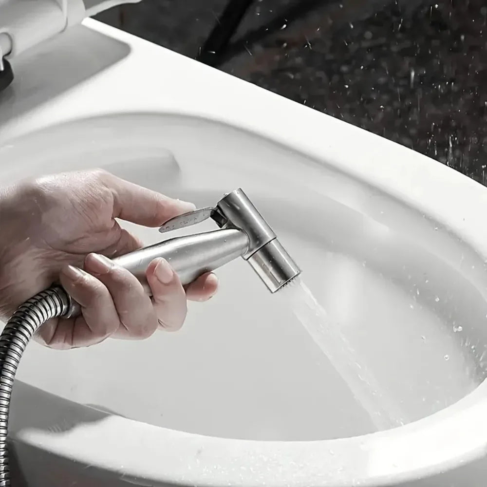 3pcs Stainless Steel Bidet Sprayer High Pressure Handheld