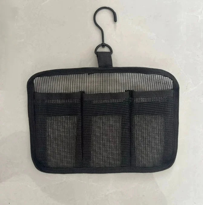 Hanging Shower Caddy Rotatable Hooks Lightweight Mesh Compartment
