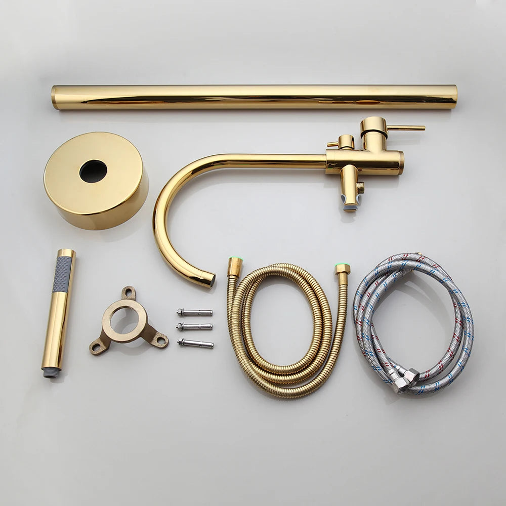 Zappo Standing Tub Shower Faucet Floor Mount Shower