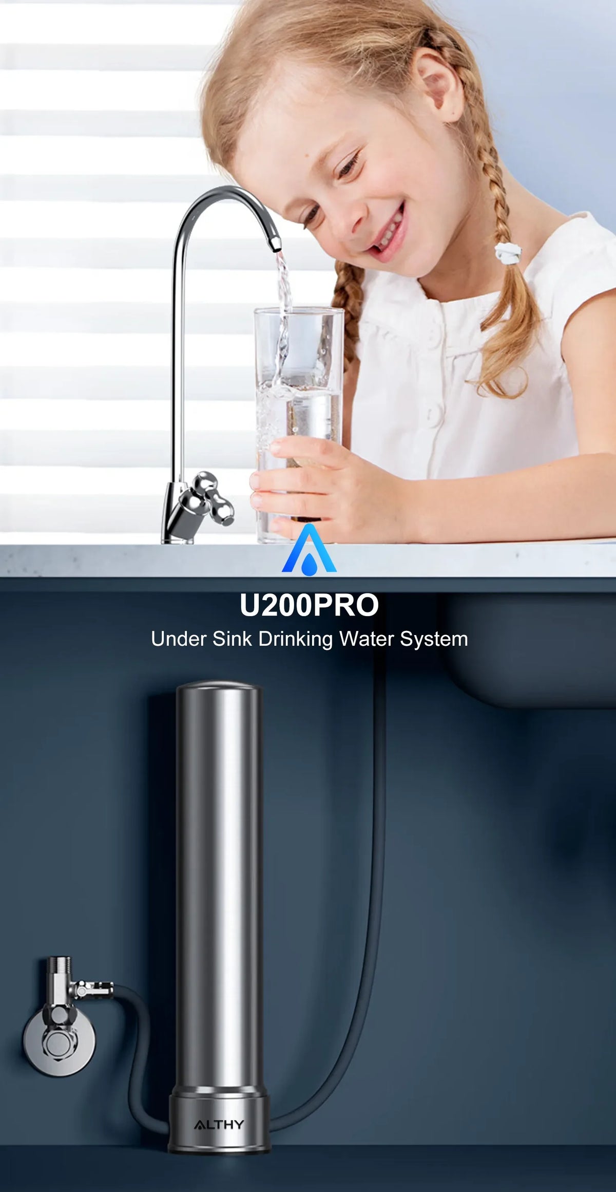 Althy U200pro Under Sink Drinking Water Filter Purifier