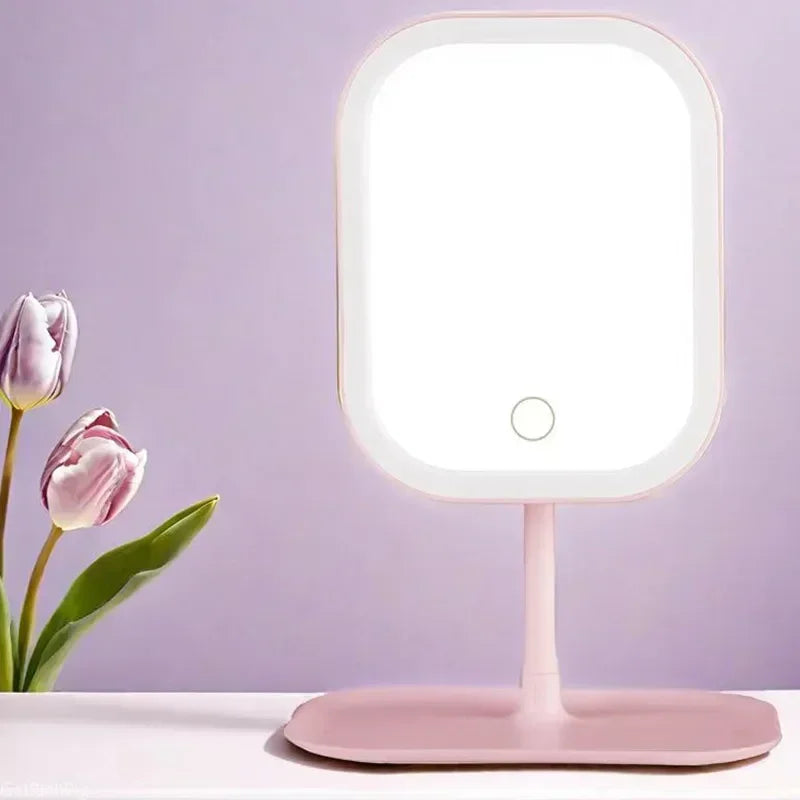 Touch Control Led Makeup Mirror Dimmable Light Modes