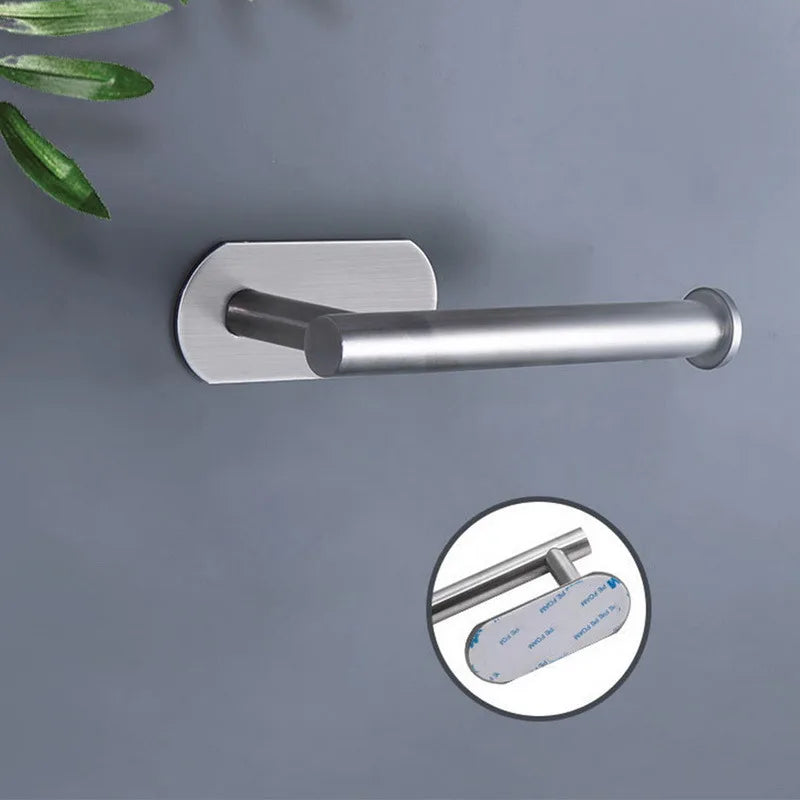 304 Stainless Steel Bathroom Matte Black Toilet Paper