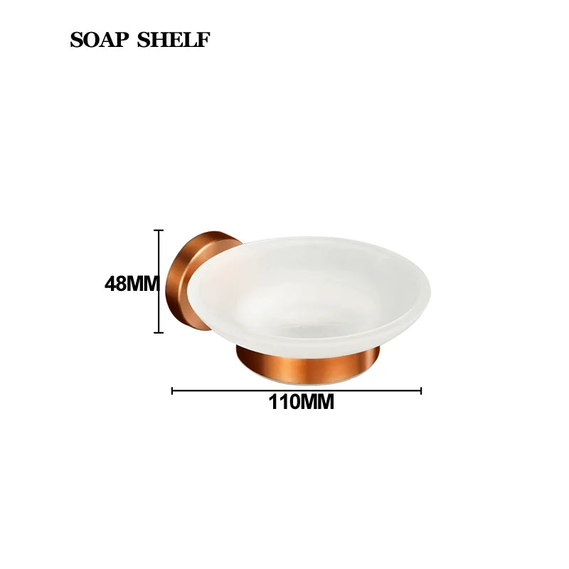 Brushed Rose Gold 304 Stainless Steel Bathroom Pendant