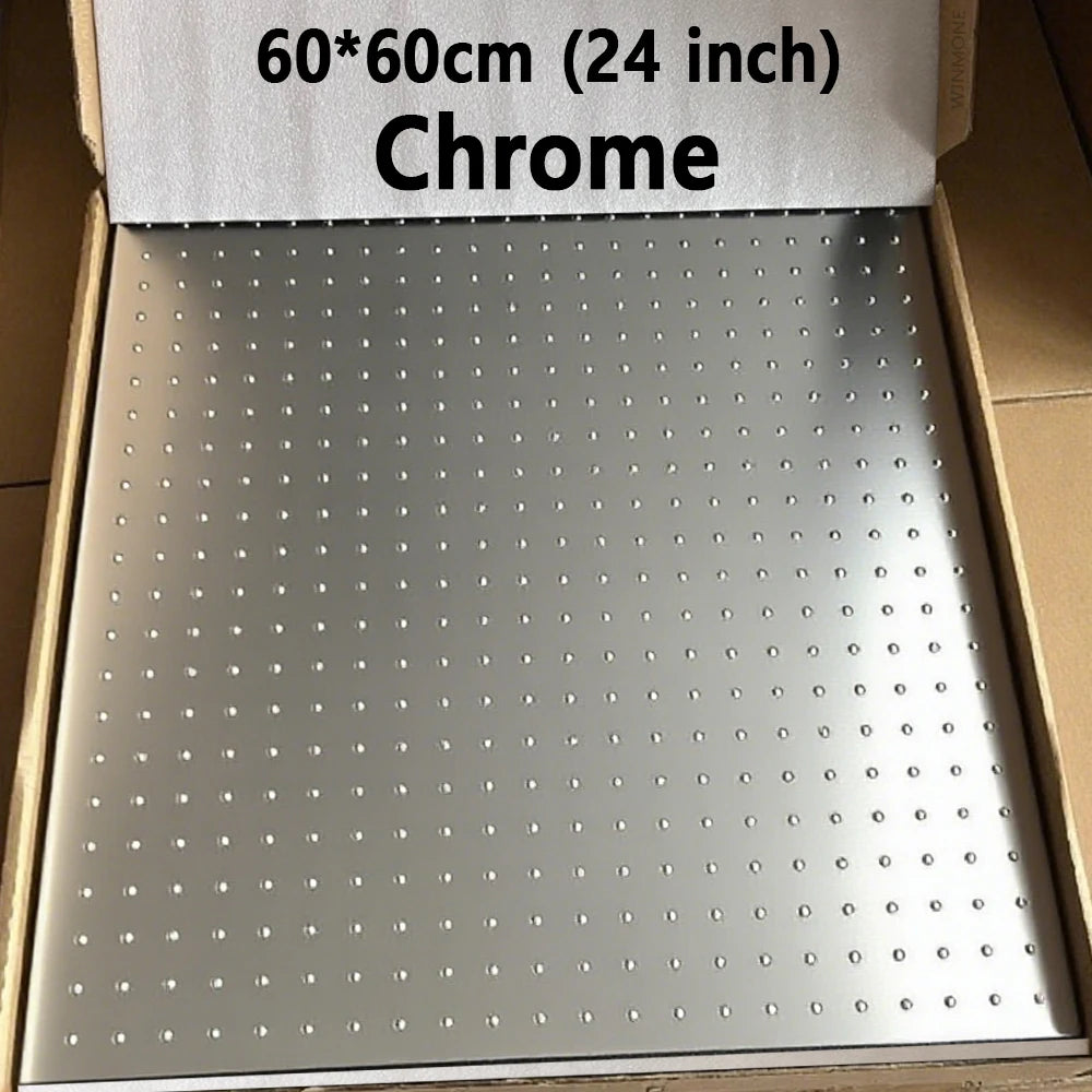 Square Round 16/20/24 Inch Bathroom Shower Head Ultra-Thin