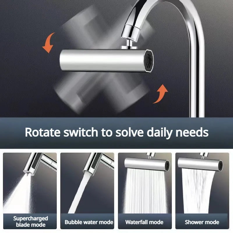 Sink Faucet Connector Sink Waterfall Faucet Splash-Proof Artifact