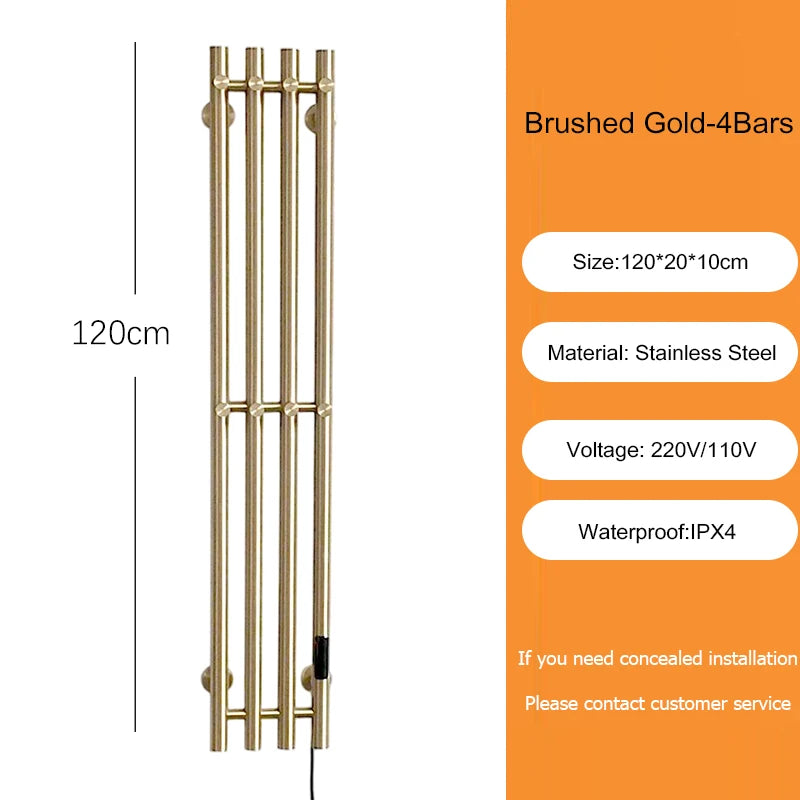 Electric Towel Rack Bathroom Towel Dryer Towel Radiator