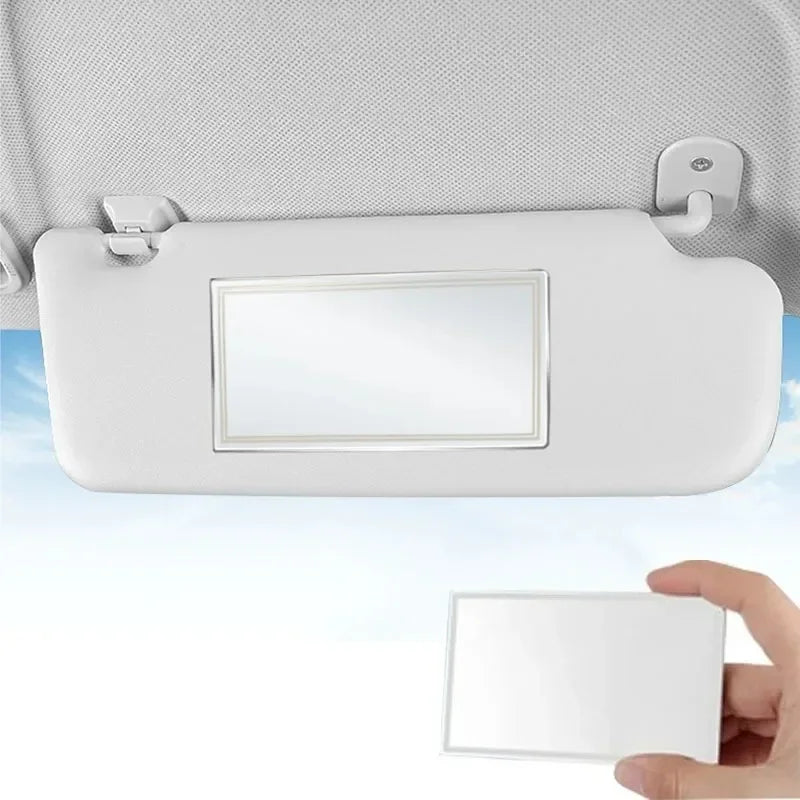 Car Sun Visor Mirror Stainless Steel Hd Car