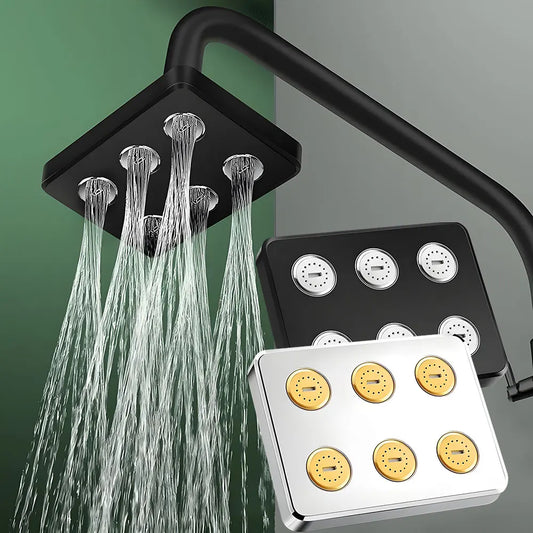 360 Mini-Surround Pressurized Shower Head Large Water Rain