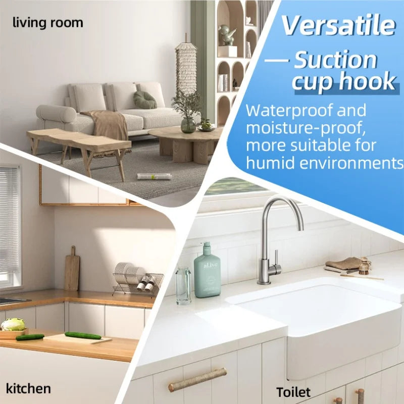 Suction Cup Hooks Towel Coat Bath Robe Hook