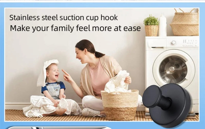 Suction Cup Hooks Towel Coat Bath Robe Hook