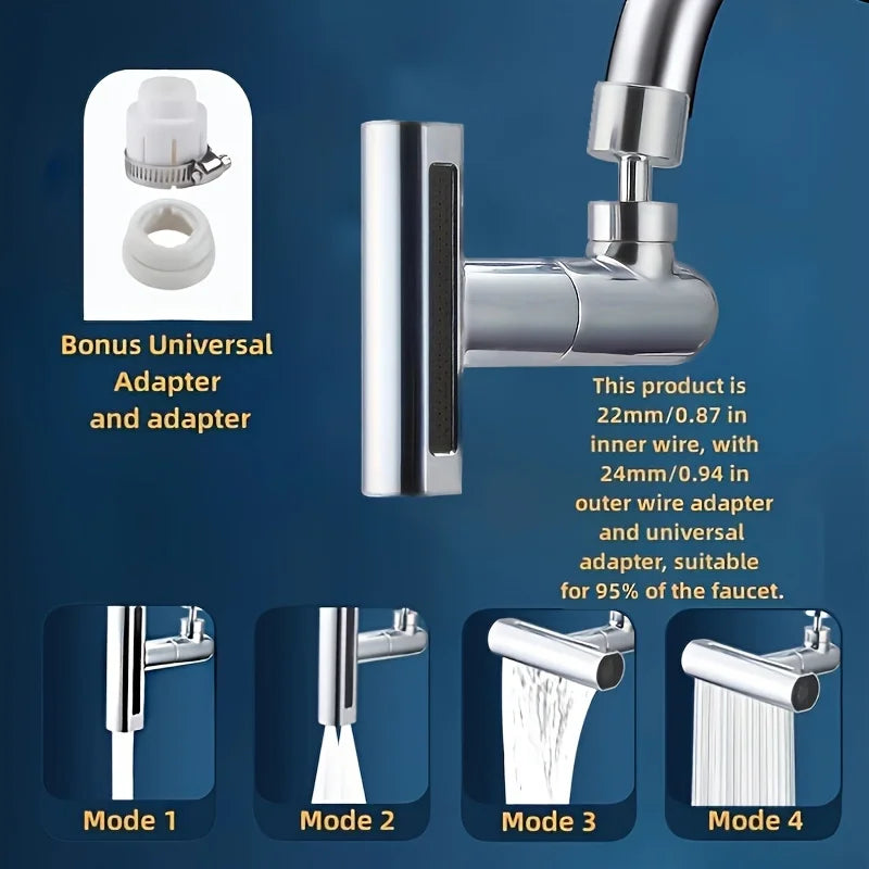 In Sink Faucet Universal Swivel Shower Head Splash