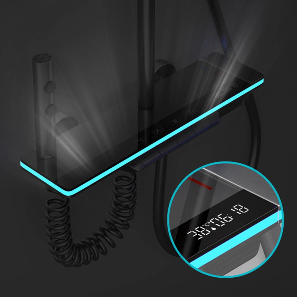 Oxg Brass Bathroom Faucet Thermostatic Shower Faucet Digital