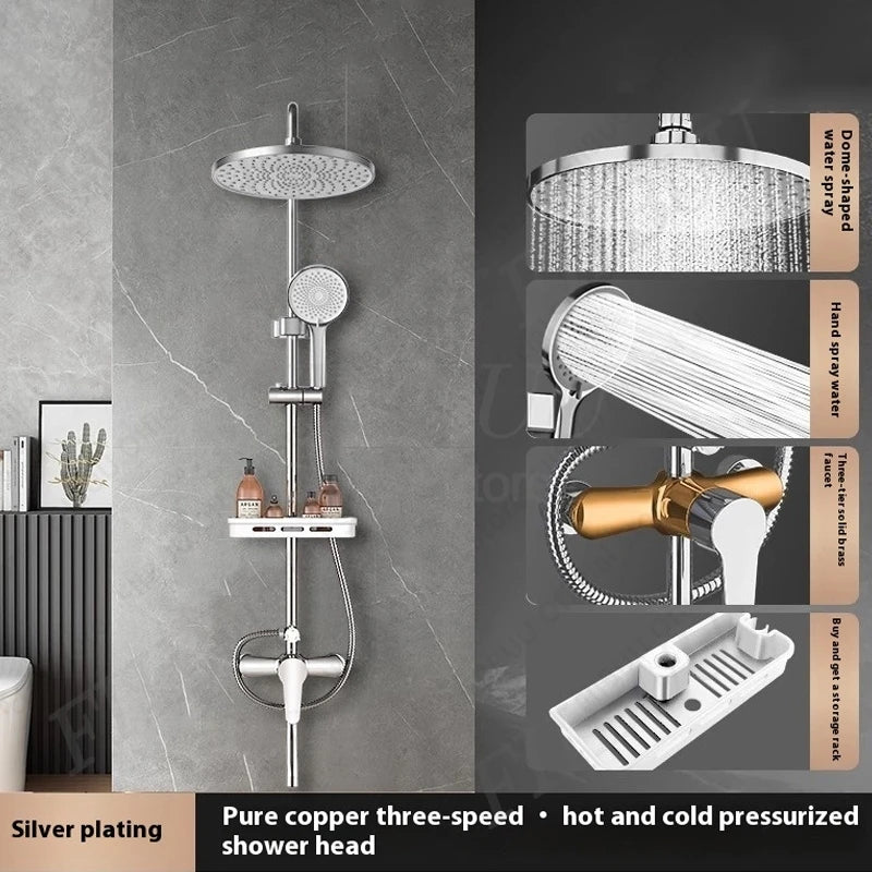 Pressure Water Massage Shower Water Saving Shower System
